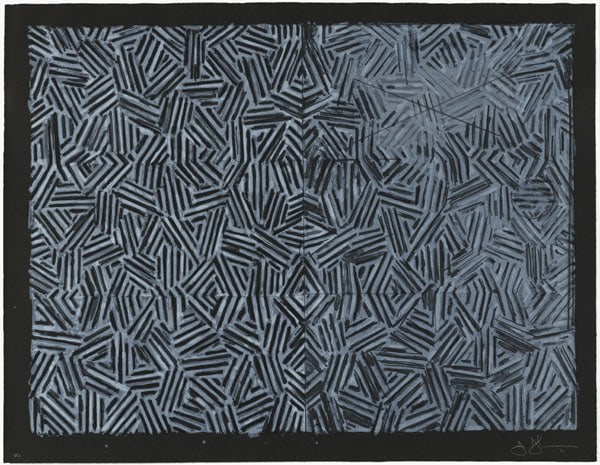 Jasper Johns, Corpse and Mirror, 1976.