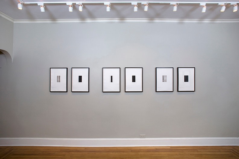 Installation view Part II of Playing This Litho Instrument: The Prints of Barnett Newman at Craig F. Starr