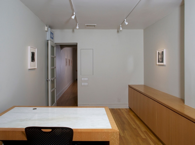 Installation view of Eureka: William Wegman Photographs 1970-1975 at Craig F. Starr Gallery