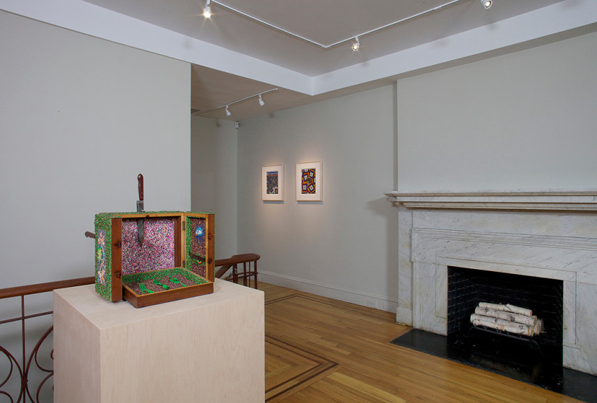Installation view of Lucas Samaras Pastels at Craig F. Starr Gallery