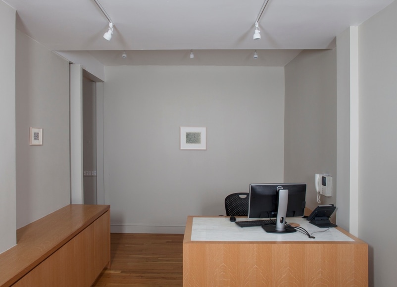 Installation view of Joel Shapiro: Sculpture and Drawings 1969-1972 at Craig F. Starr Gallery