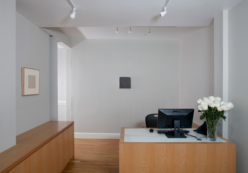Installation view of Surface / Infinity: Vija Celmins, Brice Marden, Agnes Martin at Craig F. Starr Gallery