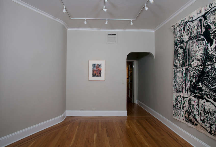 Installation view of Anselm Kiefer: Drawings from the Sonnabend Collection at Craig F. Starr Gallery