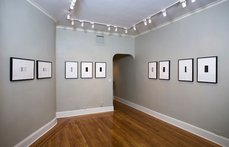 Installation view Part II of Playing This Litho Instrument: The Prints of Barnett Newman at Craig F. Starr