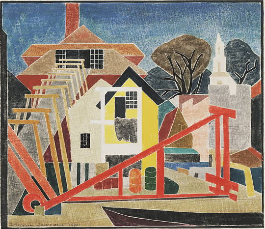 Blanche Lazzell The Pile Driver, 1933