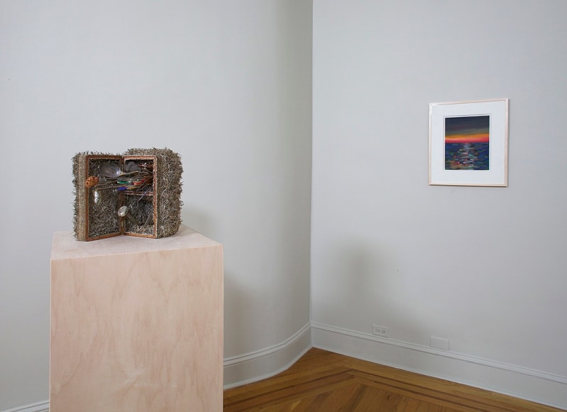 Installation view of Lucas Samaras Pastels at Craig F. Starr Gallery