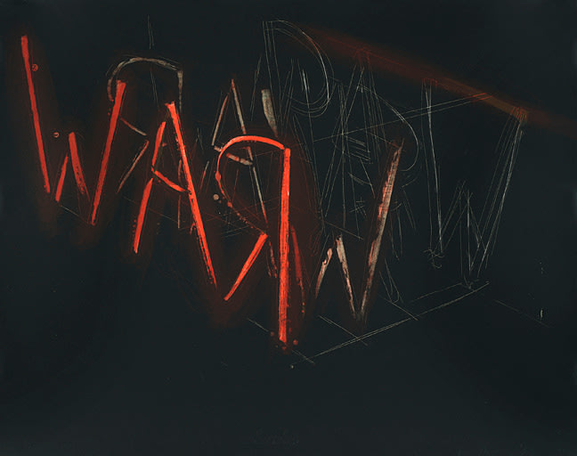 Bruce Nauman Raw War, 1971