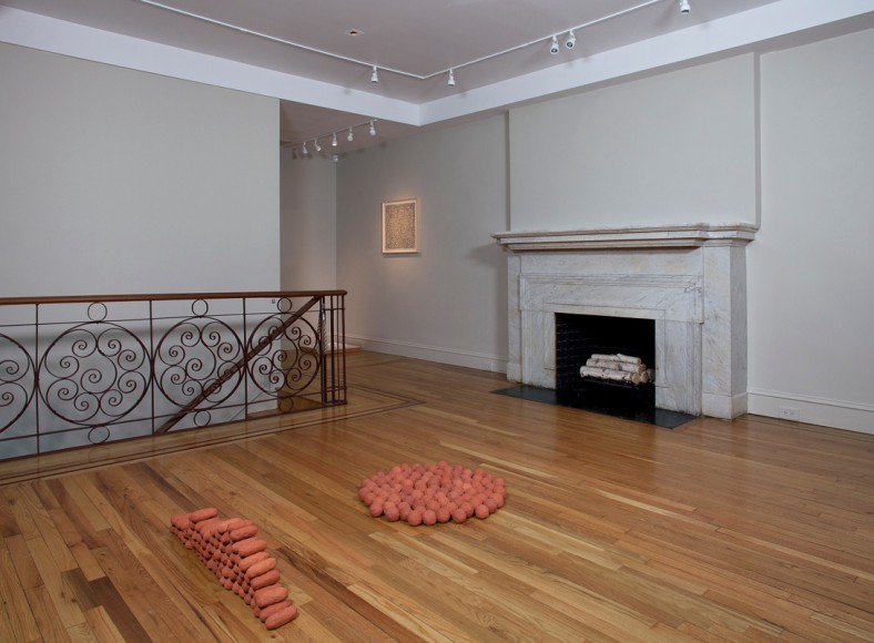 Installation view of Joel Shapiro: Sculpture and Drawings 1969-1972 at Craig F. Starr Gallery