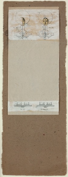 Robert Rauschenberg,&nbsp;Untitled [faces and mechanisms], c. 1952.