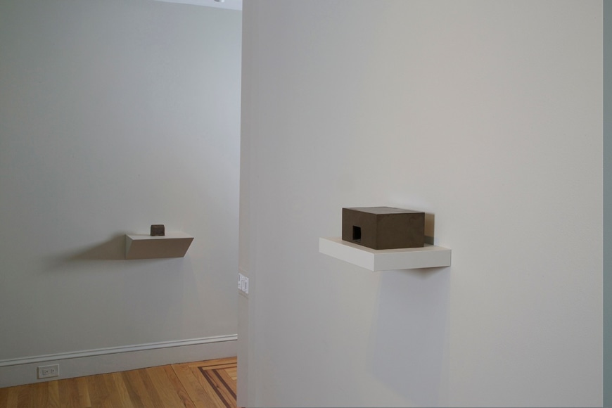 Installation view of&nbsp;Joel Shapiro: Iron and Bronze 1973-76&nbsp;at Craig F. Starr Gallery&nbsp;