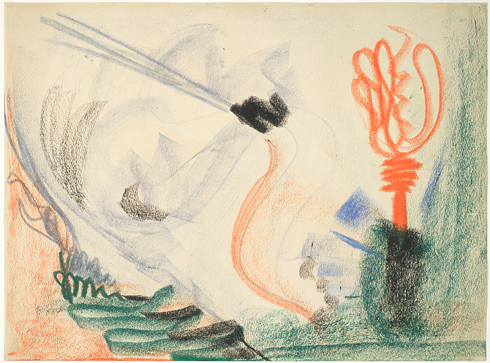 Barnett Newman, Untitled, 1944.