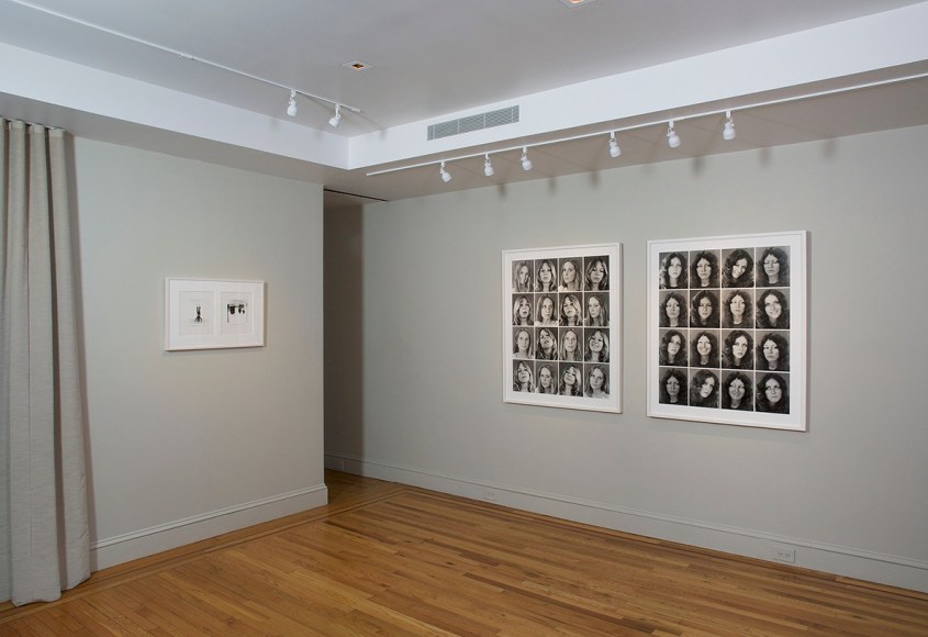 Installation view of Eureka: William Wegman Photographs 1970-1975 at Craig F. Starr Gallery
