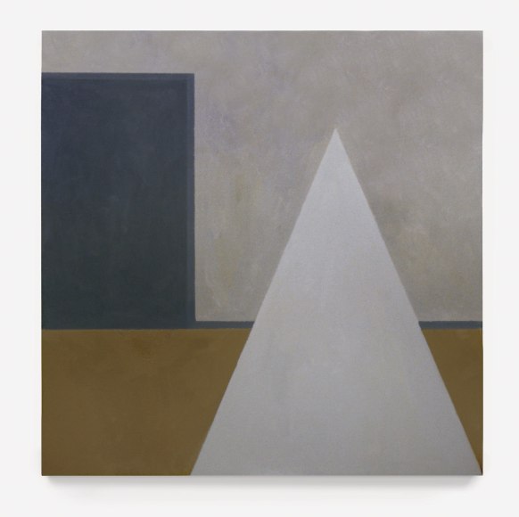 Lamentation, 1980. Acrylic on canvas, 45 x 45 inches. On view at Craig Starr Gallery.