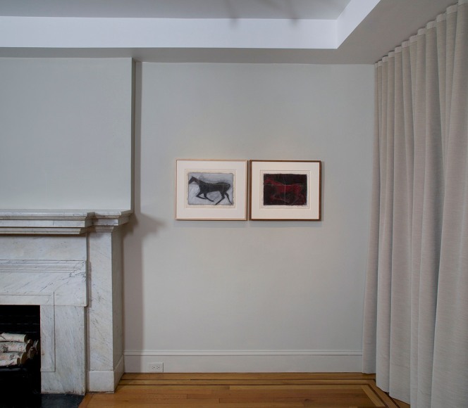 Installation view of Susan Rothenberg: First Horse at Craig F. Starr Gallery