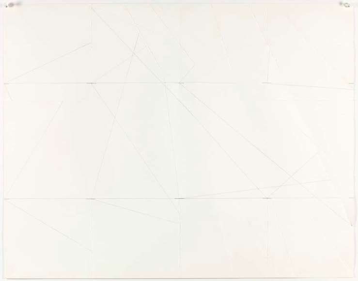 Dorothea Rockburne,&nbsp;Drawing Which Makes Itself F.P. 4, 1972.