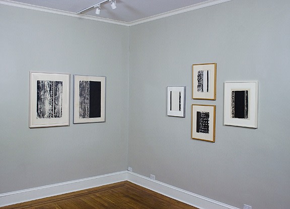 Installation view of Barnett Newman: Drawing Delcares the Space&nbsp;at Craig F. Starr Gallery&nbsp;