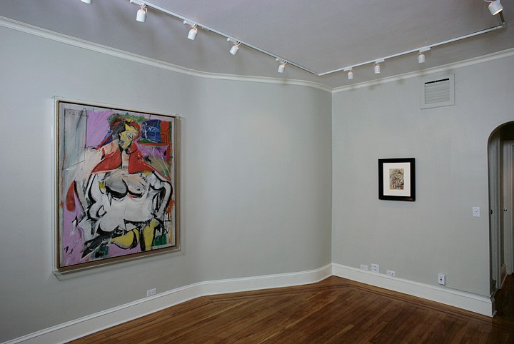 Installation view of Willem de Kooning: Women at Craig F. Starr Gallery