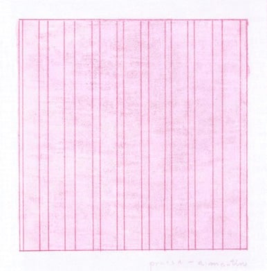 Agnes Martin Praise, 1976