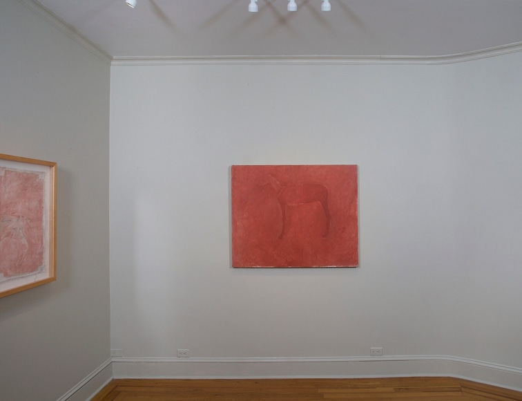 Installation view of Susan Rothenberg: First Horse at Craig F. Starr Gallery