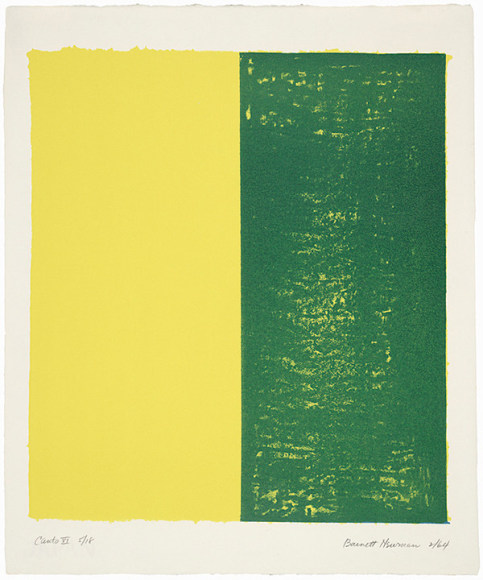 Barnett Newman Canto XI, 1964
