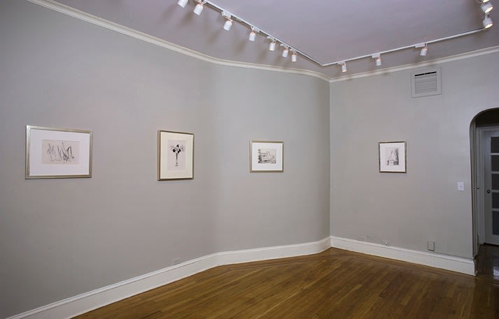 Installation view of The Complete Graphic Work of Charles Sheeler at Craig F. Starr Gallery