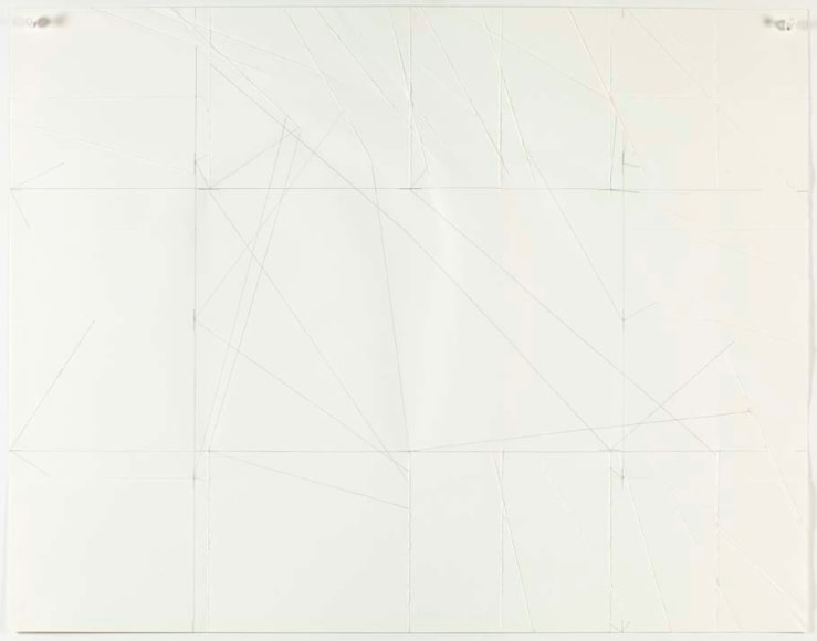 Dorothea Rockburne,&nbsp;Drawing Which Makes Itself F.P.11, 1972.