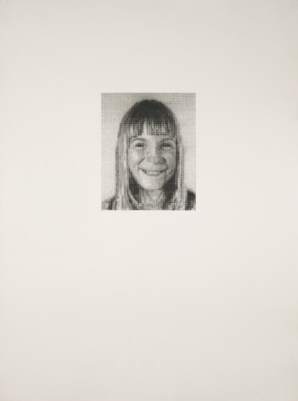 Chuck Close Kerry P., 1974