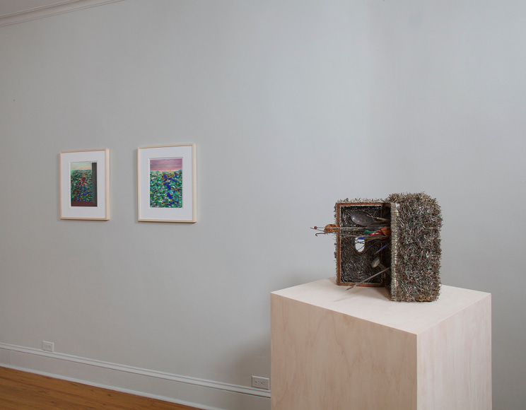 Installation view of Lucas Samaras Pastels at Craig F. Starr Gallery