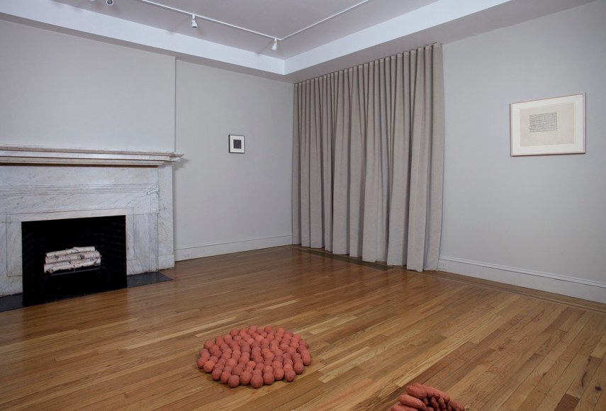 Installation view of Joel Shapiro: Sculpture and Drawings 1969-1972 at Craig F. Starr Gallery