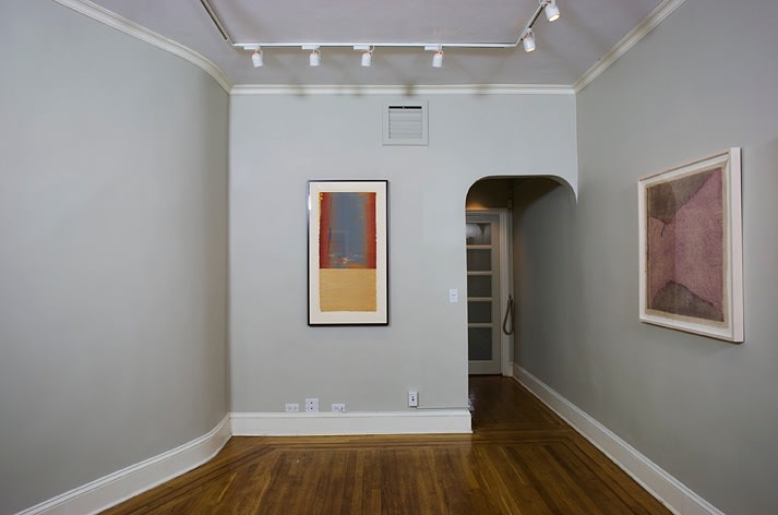 Installation view of Helen Frankenthaler, East and Beyond: Woodcuts 1973-77 at Craig F. Starr Gallery