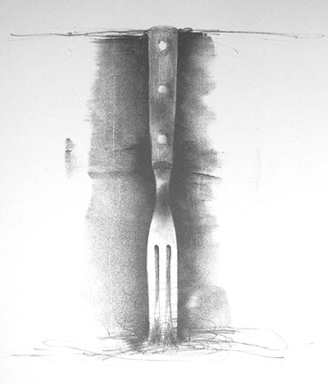 Jim Dine 4 from Ten Winter Tools, 1973