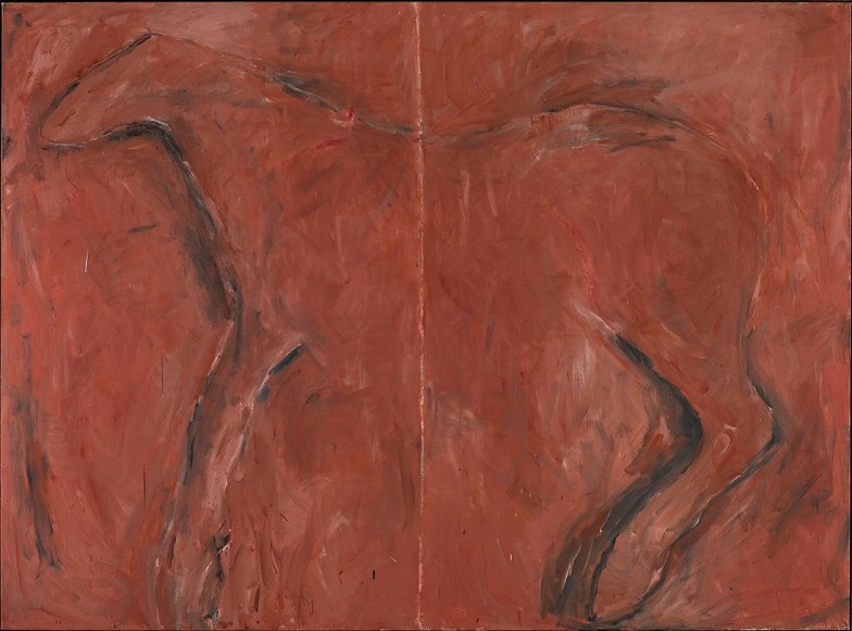 Susan Rothenberg, Split, 1974.