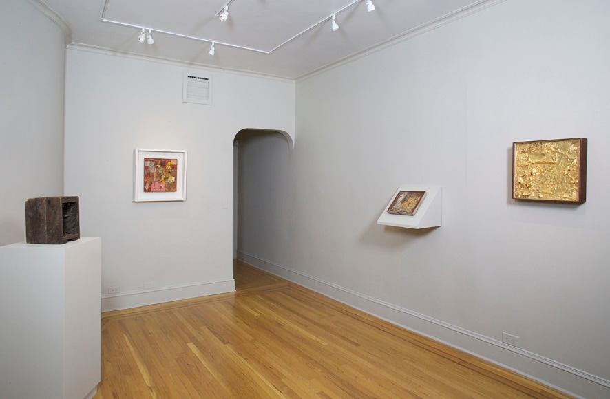 Installation view of&nbsp;Robert Rauschenberg: The Fulton Street Studio, 1953-54&nbsp;at Craig F. Starr Gallery