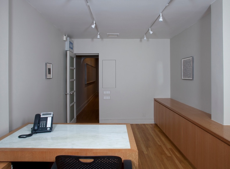 Installation view of Joel Shapiro: Sculpture and Drawings 1969-1972 at Craig F. Starr Gallery