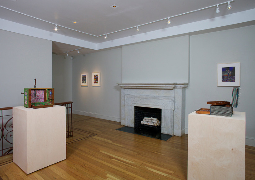 Installation view of Lucas Samaras Pastels at Craig F. Starr Gallery
