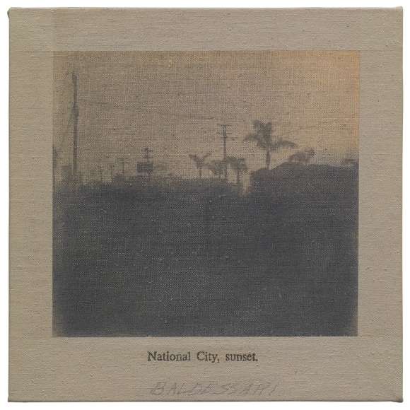 John Baldessari National City, sunset, 1966-67