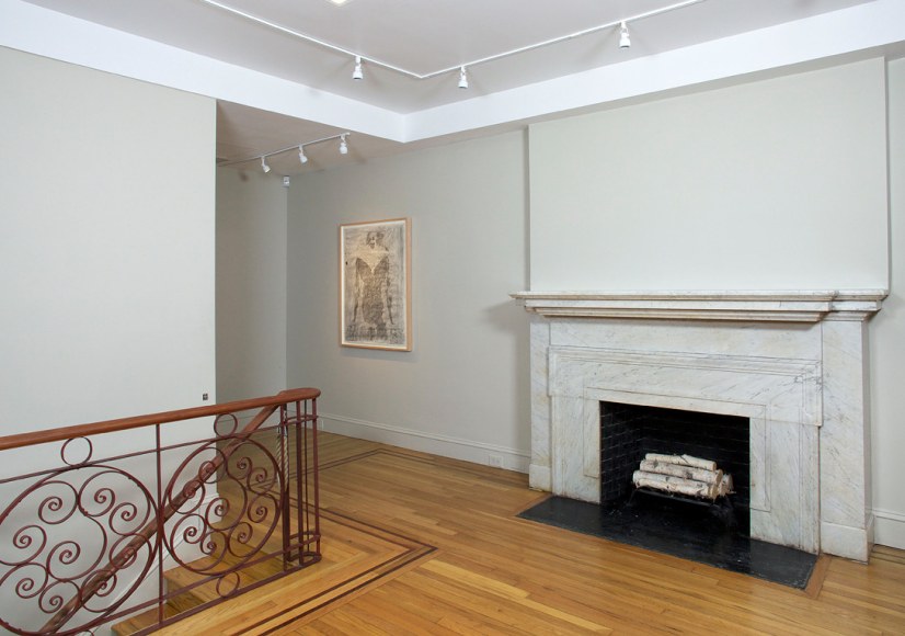 Installation view of Body Double: Jasper Johns / Bruce Nauman at Craig F. Starr Gallery