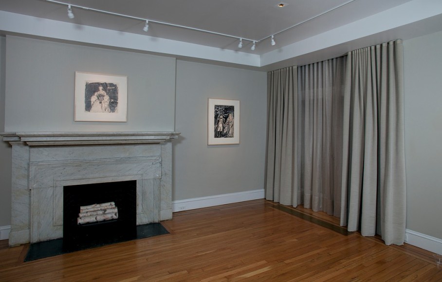 Installation view of Anselm Kiefer: Drawings from the Sonnabend Collection at Craig F. Starr Gallery