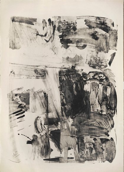 Robert Rauschenberg, Accident (State I), 1963.