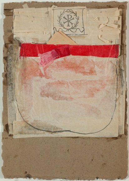 Robert Rauschenberg,&nbsp;Untitled [Christian symbol], 1952.