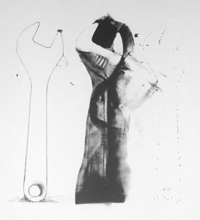 Jim Dine 9 from Ten Winter Tools, 1973