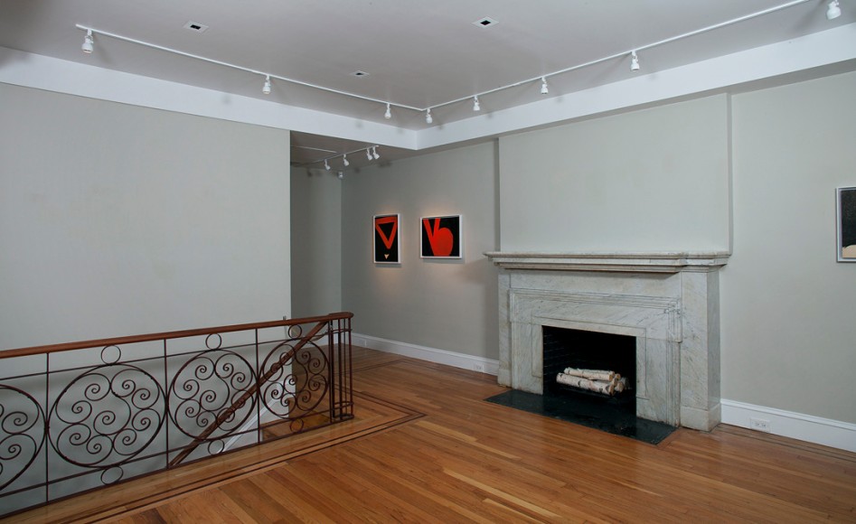 Installation view of Al Held Paintings 1959 at Craig F. Starr Gallery
