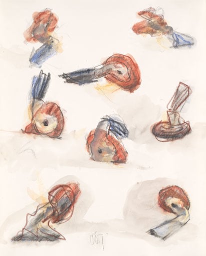 Claes Oldenburg, Typewriter Erasers, 1970.