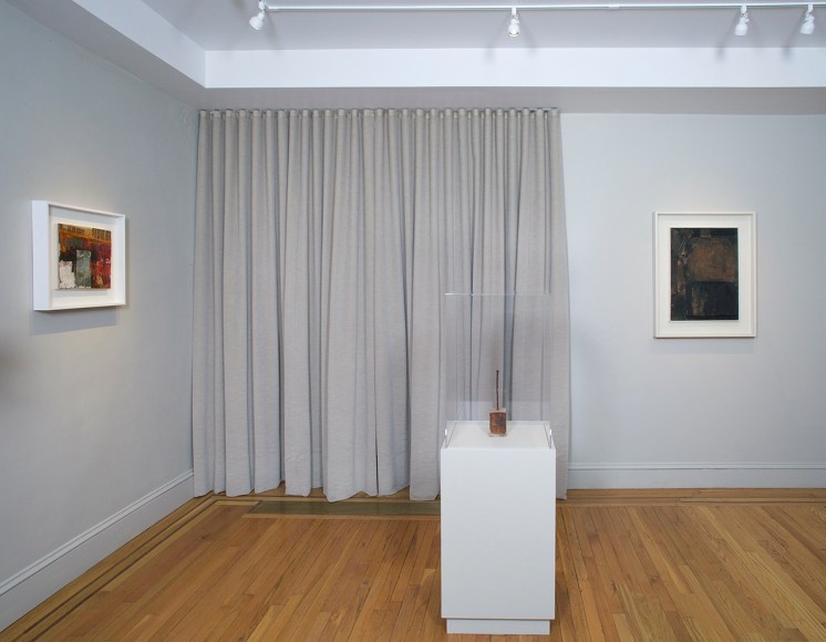Installation view of&nbsp;Robert Rauschenberg: The Fulton Street Studio, 1953-54&nbsp;at Craig F. Starr Gallery