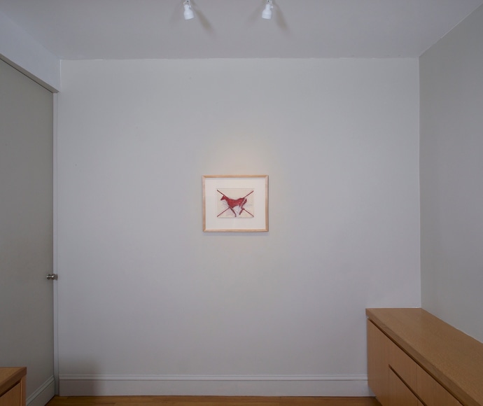 Installation view of Susan Rothenberg: First Horse at Craig F. Starr Gallery
