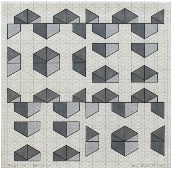 Mel Bochner, Project for a Photo Piece, 1967.