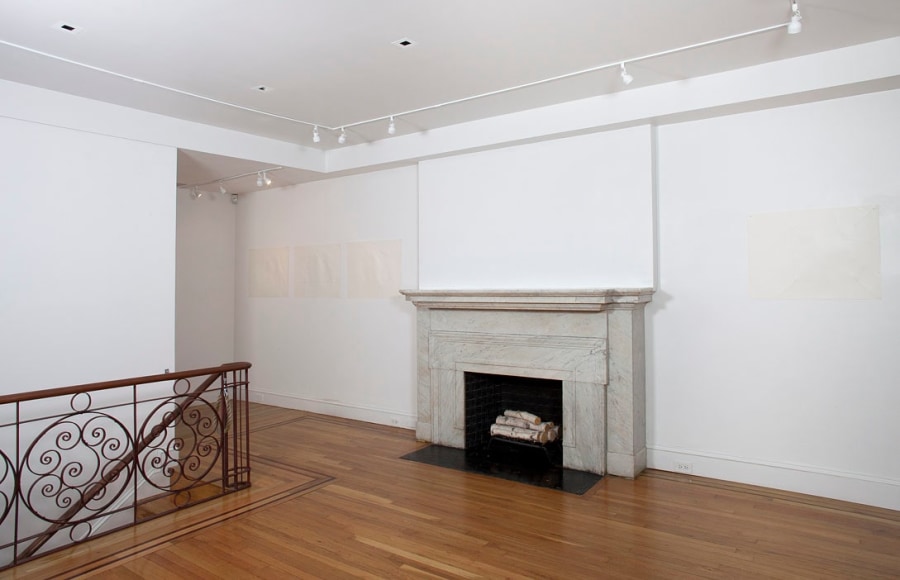 Installation view of Dorothea Rockburne: Works 1967-1972 at Craig F. Starr Gallery