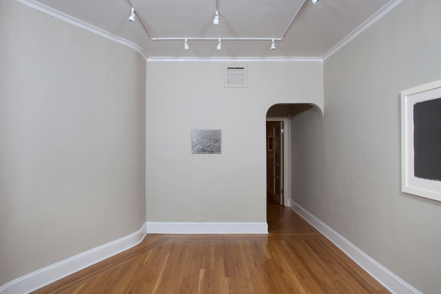Installation view of Surface / Infinity: Vija Celmins, Brice Marden, Agnes Martin at Craig F. Starr Gallery