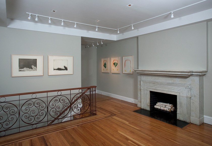 Installation view of Helen Frankenthaler: Prints and Proofs of the 1960s from the Artist&#039;s Archive at Craig F. Starr Gallery