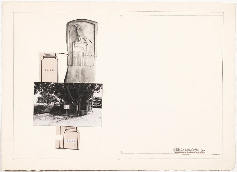 Robert Rauschenberg Sand/Soil (Collage for Ileana Sonnabend), n.d.